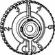 Einstellschlüssel mit Ziffern für verschiedene Anpassungen. Produkt von IMI Hydronic Engineering, geeignet für spezifische Heizungsanwendungen.